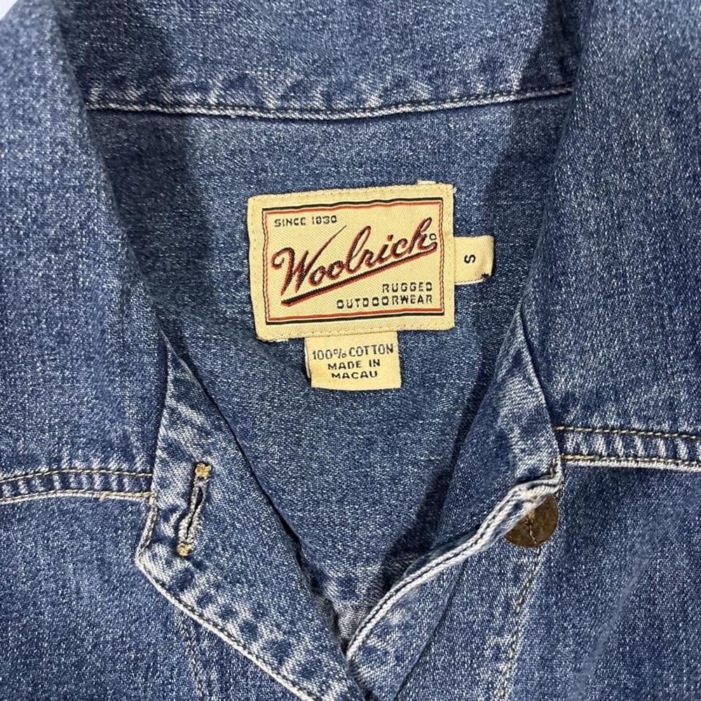Vintage Denim Vest by Woolrich - Picture 3 of 3